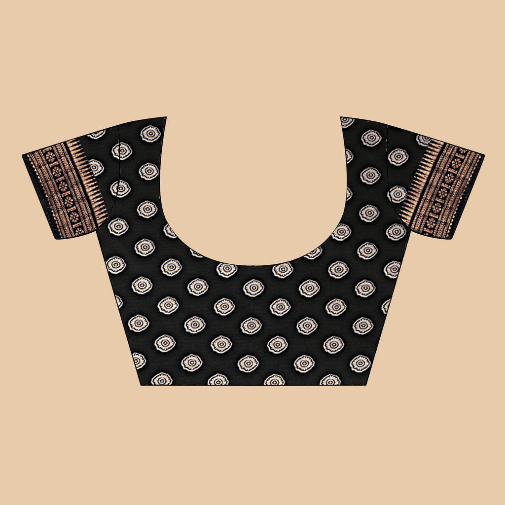 Kalamkari Printed Saree – Maroon