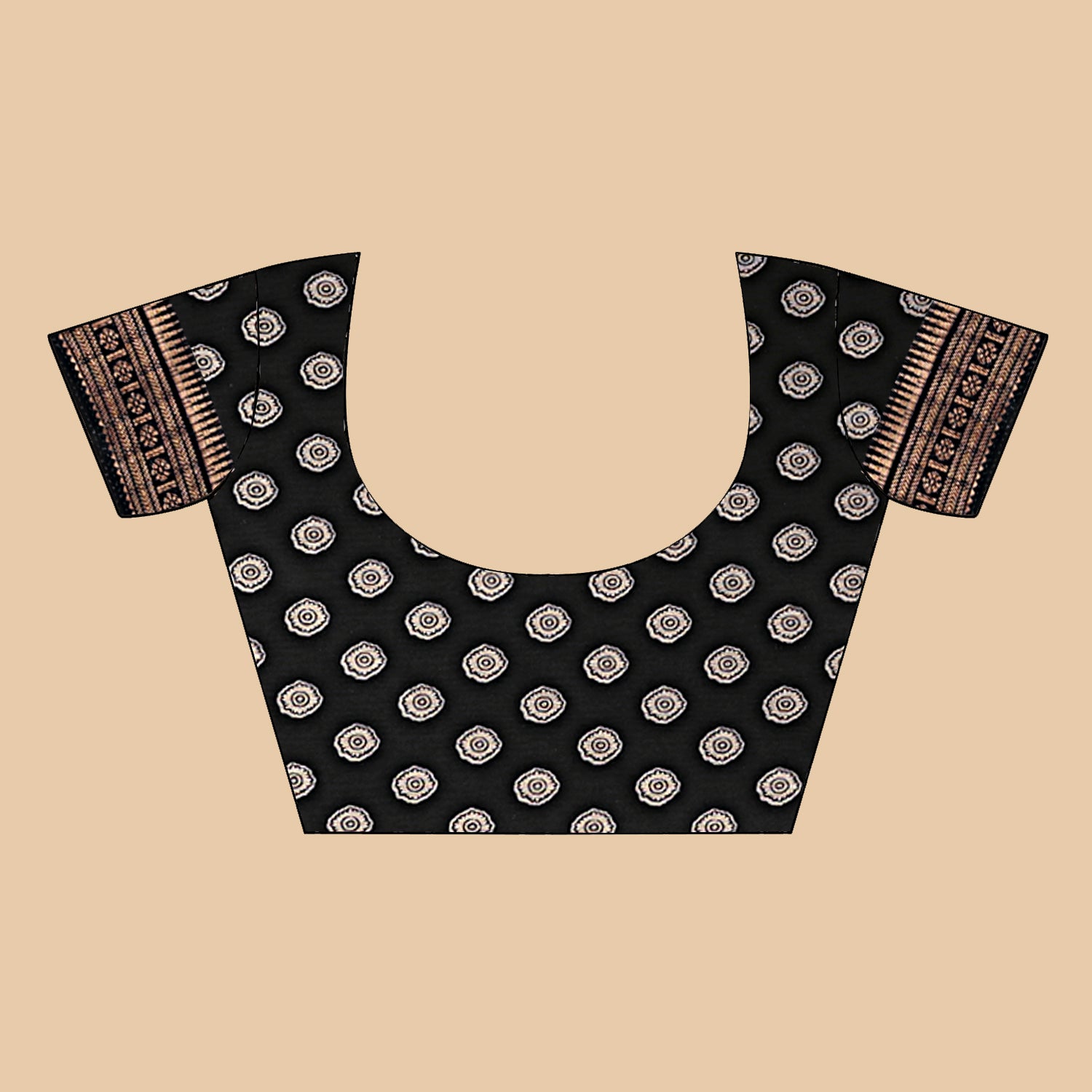 Kalamkari Printed Saree – Maroon